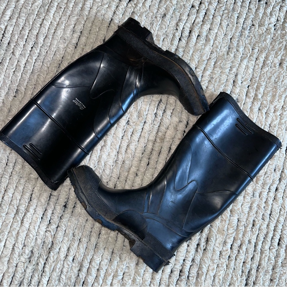 Bata USA Waterproof Rain Work Safety Boots size 8 in black
